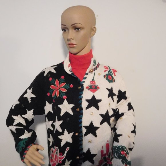 Marie Y Christmas Sweater, Women's Small - Picture 1 of 10